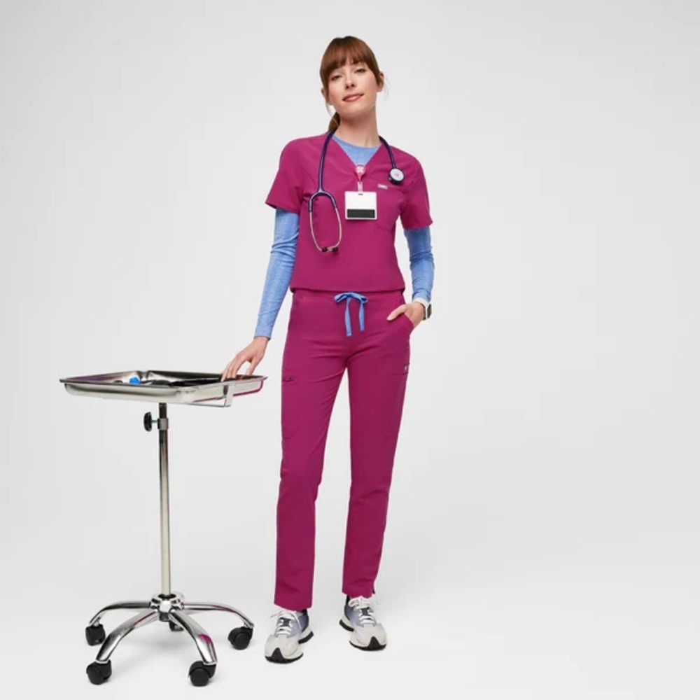 Figs Raspberry Sorbet Scrubs NWT
